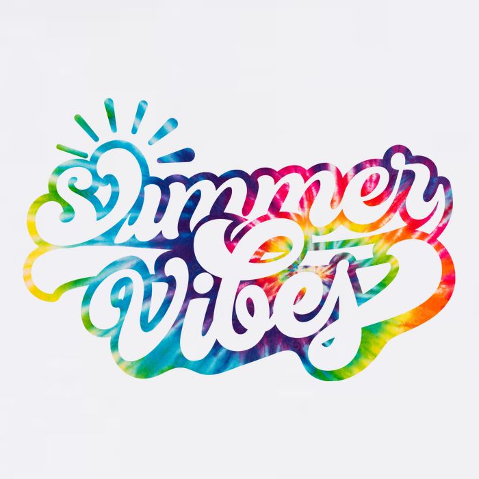 Summer Vibes Retro Colorful Trippy Style Metallic Star Ornament