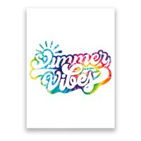 Summer Vibes Retro Colorful Trippy Style Poster