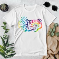 Summer Vibes Retro Colorful Trippy Style Premium T-Shirt