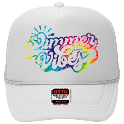 Summer Vibes Retro Colorful Trippy Style Trucker Hat