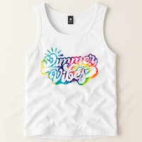 Summer Vibes Retro Colorful Trippy Style Tank Top