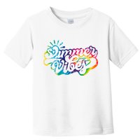 Summer Vibes Retro Colorful Trippy Style Toddler T-Shirt