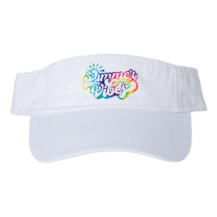 Summer Vibes Retro Colorful Trippy Style Visor