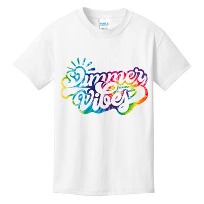 Summer Vibes Retro Colorful Trippy Style Kids T-Shirt