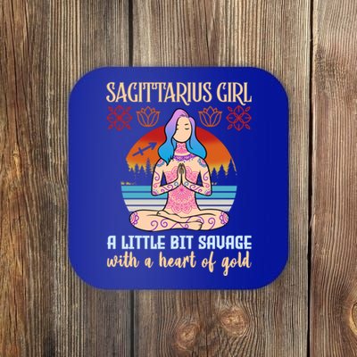 Sagittarius Vintage Retro Zodiac Gift Coaster