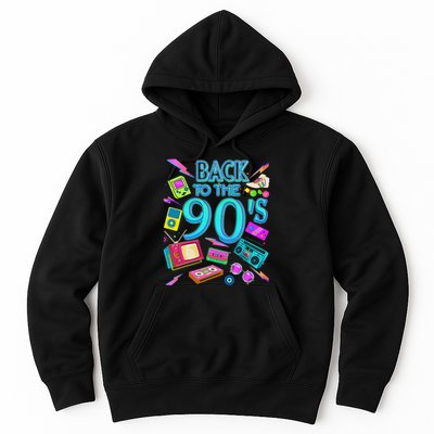 S Vintage Retro Back To 90's Design Hoodie