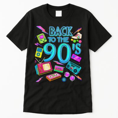 S Vintage Retro Back To 90's Design Tall T-Shirt