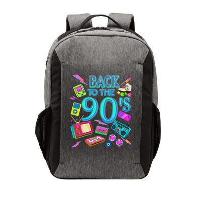 S Vintage Retro Back To 90's Design Vector Backpack