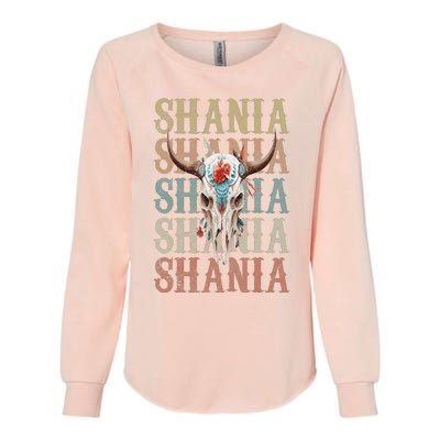 Shania Vintage Retro style name Womens California Wash Sweatshirt