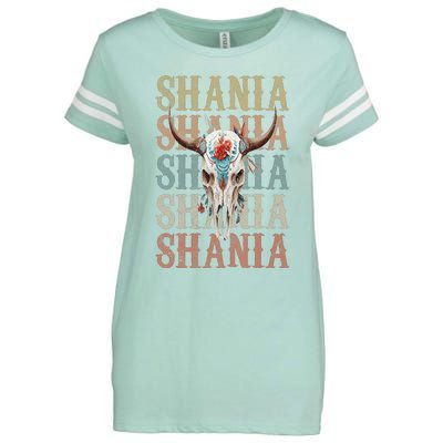 Shania Vintage Retro style name Enza Ladies Jersey Football T-Shirt