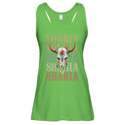 Shania Vintage Retro style name Ladies Essential Flowy Tank