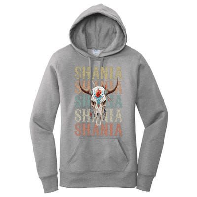 Shania Vintage Retro style name Women's Pullover Hoodie