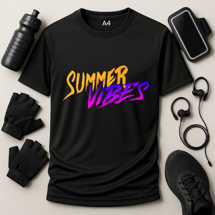 Summer Vibes Retro Performance Shirt