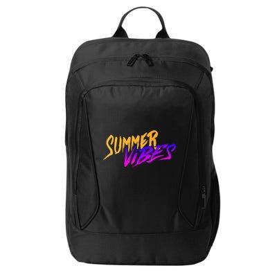 Summer Vibes Retro City Backpack
