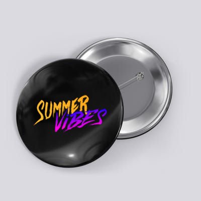 Summer Vibes Retro Button