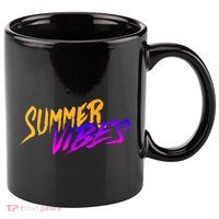 Summer Vibes Retro 11oz C Handle Ceramic Mug