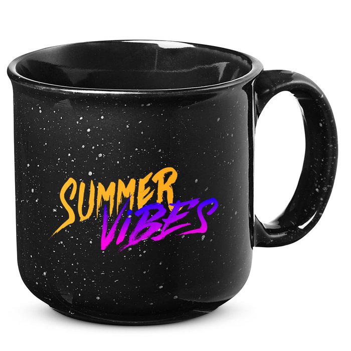 Summer Vibes Retro 15oz Campfire Ceramic Mug