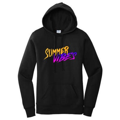 Summer Vibes Retro Women's Pullover Hoodie