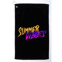 Summer Vibes Retro Golf Towel