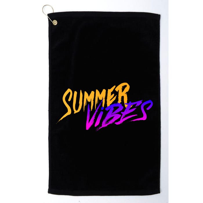 Summer Vibes Retro Golf Towel