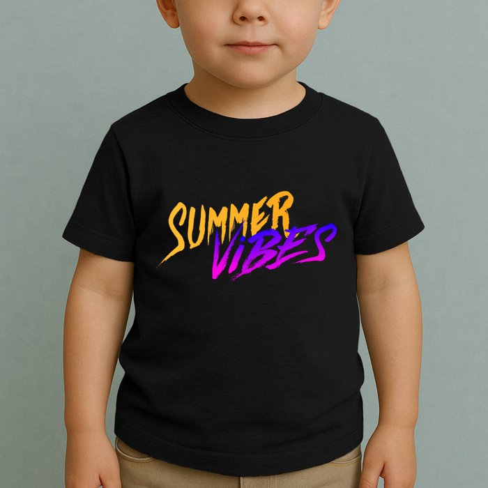 Summer Vibes Retro Toddler T-Shirt