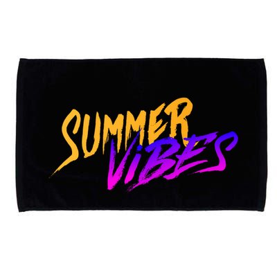 Summer Vibes Retro Microfiber Hand Towel