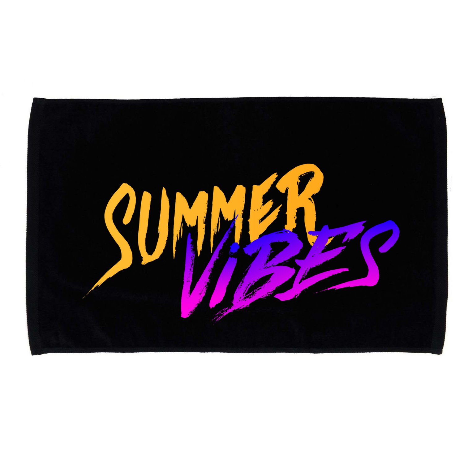 Summer Vibes Retro Microfiber Hand Towel