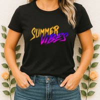 Summer Vibes Retro Womens T-Shirt