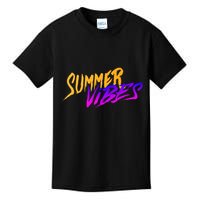 Summer Vibes Retro Kids T-Shirt