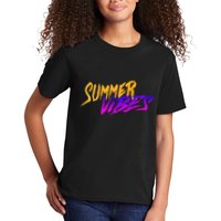 Summer Vibes Retro Kids T-Shirt