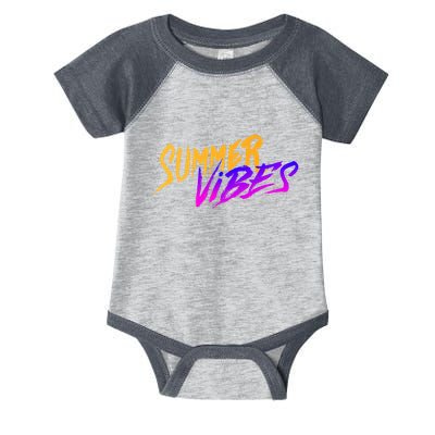 Summer Vibes Retro Infant Baby Jersey Bodysuit