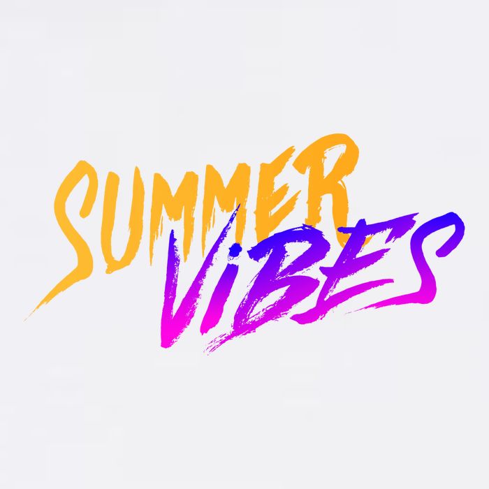 Summer Vibes Retro Garment-Dyed Sweatshirt