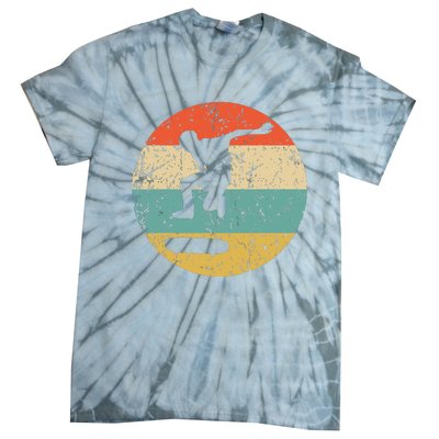 Skateboarding Vintage Retro Skateboarder Tie-Dye T-Shirt