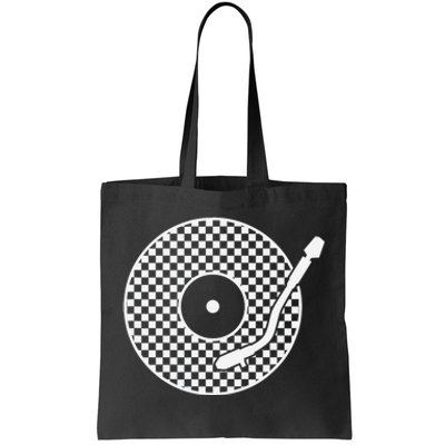 Ska Vinyl Record Jazz Music Tote Bag