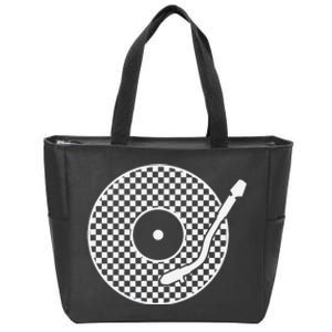 Ska Vinyl Record Jazz Music Zip Tote Bag