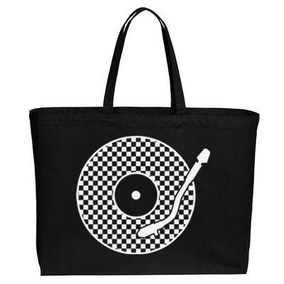 Ska Vinyl Record Jazz Music Cotton Canvas Jumbo Tote