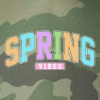 Spring Vibes Retro Varsity Legacy Tie Dye Trucker Hat