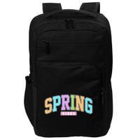 Spring Vibes Retro Varsity Impact Tech Backpack