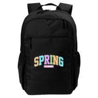 Spring Vibes Retro Varsity Backpack