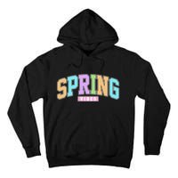 Spring Vibes Retro Varsity Tall Hoodie