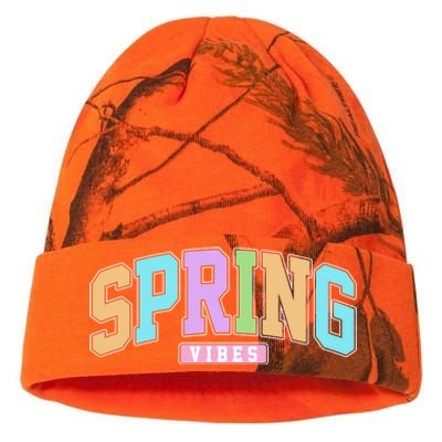 Spring Vibes Retro Varsity Kati Licensed 12" Camo Beanie