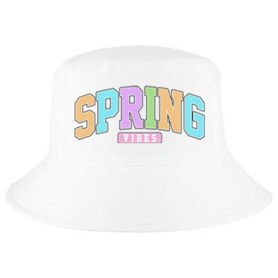 Spring Vibes Retro Varsity Cool Comfort Performance Bucket Hat