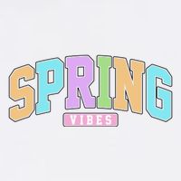 Spring Vibes Retro Varsity Cool Comfort Performance Bucket Hat