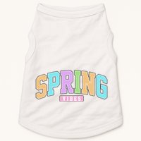 Spring Vibes Retro Varsity Doggie Tank