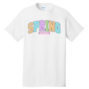 Spring Vibes Retro Varsity Tall T-Shirt