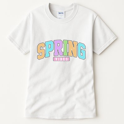 Spring Vibes Retro Varsity Tall T-Shirt
