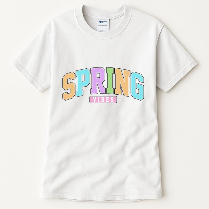 Spring Vibes Retro Varsity Tall T-Shirt