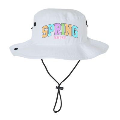 Spring Vibes Retro Varsity Bucket Hat