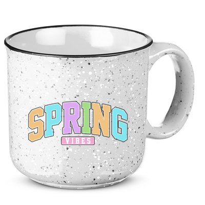 Spring Vibes Retro Varsity 15oz Campfire Ceramic Mug