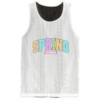 Spring Vibes Retro Varsity Mesh Reversible Basketball Jersey Tank